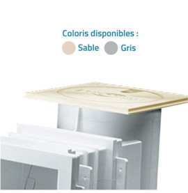 Couvercle + cadre à sceller sable Série 11 