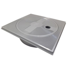 Couvercle + cadre à sceller sable Série France 