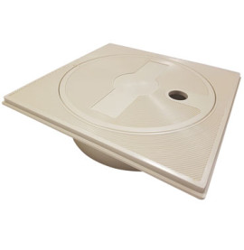 Couvercle + cadre à sceller sable Série France couleur sable