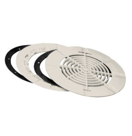 Joints+bride et grille pour bonde de fond sécurité Série France couleur sable