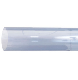 Tube rigide transparent