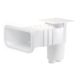 Skimmer grande meurtrière Design couleur blanc