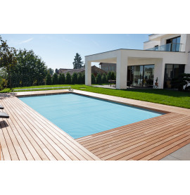 DEL Premium Couverture alvéolaire Bleue translucide - 550 microns