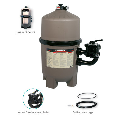 Filtre à diatomées Pro Grid Hayward