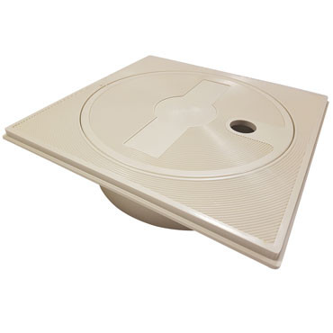 Couvercle + cadre à sceller sable Série France couleur sable