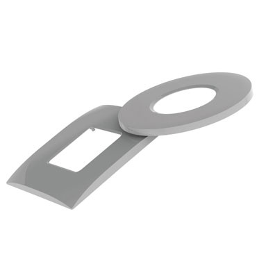 Enjoliveur pour projecteur gris Weltico