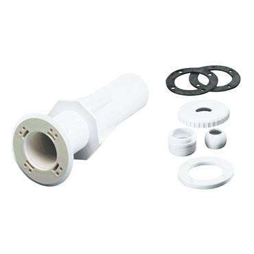 Traversée de paroi SERIE FRANCE monobloc refoulement blanc