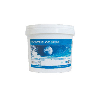 Chlore stabilisé bloc de 500 gr  seau de 5 kg - BLUEMOON