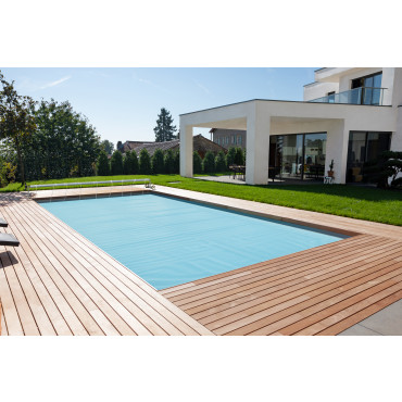 DEL Premium Couverture alvéolaire Bleue translucide - 550 microns