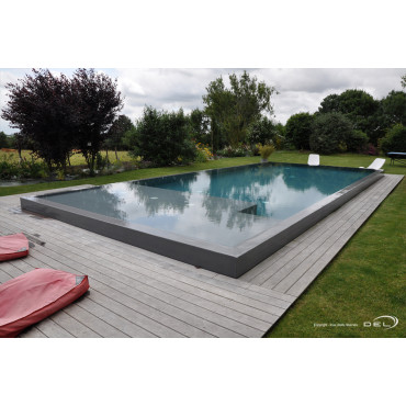 Volet immergé Rollinside 1 face gris